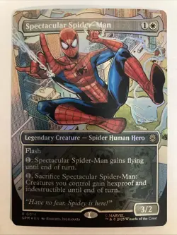Spectacular Spider-Man (Borderless) Marvel's Spider-Man FOIL 0014 R - Image 1