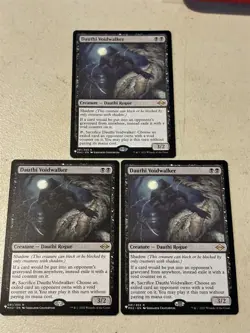3 x mtg Dauthi Voidwalker, the List rare Dauthi rogue, unplayed - Image 1