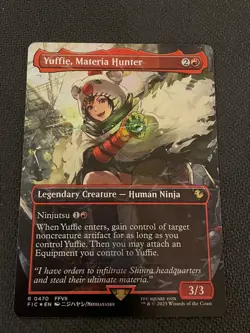 Yuffie, Materia Hunter (Borderless) (Chocobo Track Foil) Final Fantasy Foil - Image 1
