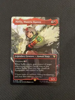 Yuffie, Materia Hunter (Borderless) (Chocobo Track Foil) Final Fantasy Foil - Image 2