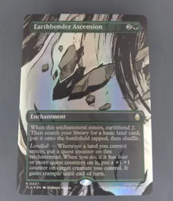 Earthbender Ascension / Full Art Foil- Avatar: The Last Airbender TLA mtg NM/M - Image 1