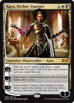 Kaya, Orzhov Usurper - Ravnica Allegiance #186/259 MTG Magic The Gathering - Image 1