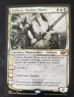 1 x Dakkon, Shadow Slayer - Foil - Modern Horizons 2 - NM-Mint - MTG - Image 1