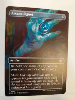 Arcane Signet (Borderless) Commander Masters Regular - Image 1