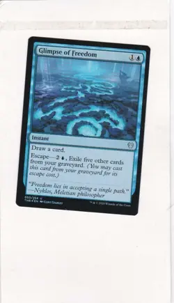 MTG ~ Theros Beyond Death - Glimpse of Freedom *Foil* - Image 1