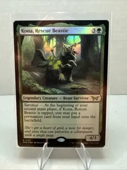 Kona, Rescue Beastie (0187) Duskmourn: House of Horror Foil - Image 1