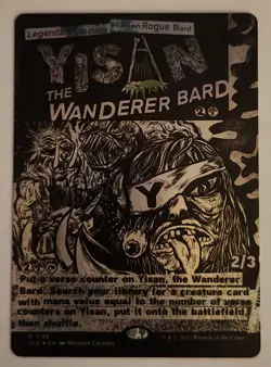 FOIL Yisan the Wanderer Bard MTG SLD 1196 NM Secret Lair Poster Green Rare Tutor - Image 1