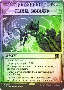 MTG FOIL Primal Command - Breaking News #031 - Image 1