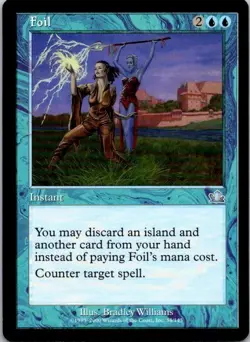 MTG Magic The Gathering Foil Prophecy Played See Scan E - Image 1