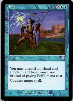 MTG Magic The Gathering Foil Prophecy Played See Scan C - Image 1
