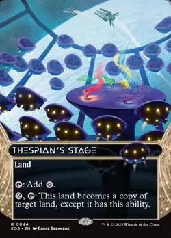 1x - Thespian's Stage - Borderless #44 - EOS: Stellar Sights - NM MTG - Image 1