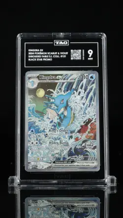 Kingdra ex SVP 131 Special Illustration Rare Shrouded Fable Pokemon TAG 9 - Image 1