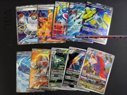 Pokemon 10-Card EX & Illustration Lot - ex, IR Cards NM - Image 1