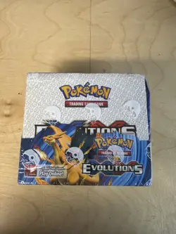 Pokemon XY Evolutions Booster Box Sealed - Damaged Box (36 Packs) - Image 1