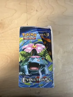 Pokemon XY Evolutions Booster Box Sealed - Damaged Box (36 Packs) - Image 3