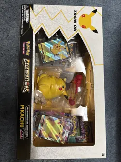 Pokemon Celebrations Premium Figure Collection Pikachu VMAX New, Factory Sealed! - Image 1