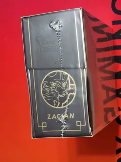 Pokemon TCG Sword & Shield Zacian ETB Elite Trainer Box Plus Factory Sealed Gold - Image 5