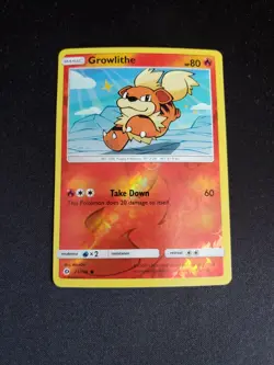 Growlithe - Pokemon Sun & Moon Reverse Holo #21/149 - NM/MT - FREE SHIPPING - Image 1