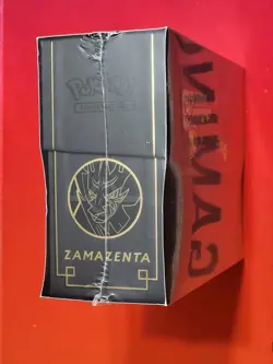 Pokemon TCG Sword & Shield Elite Trainer Box Plus Zamazenta Gold Small Rip - Image 5