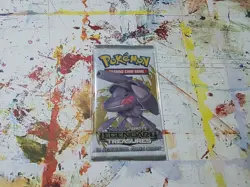Pokemon Black & White Legendary Treasures Booster Pack Genesect Art w/ Sleeve - Image 1