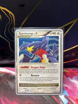 Pokemon TCG: Garchomp LV.X Diamond Pearl Majestic Dawn Holo 97/100 LP - Image 1