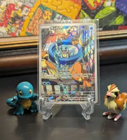 Pokemon 💦 Squirtle Stellar Crown Special Illus. Rare Holo 148/142 🪶 NM ✨ - Image 1