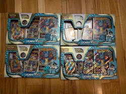 Pokemon TCG Lucario VSTAR Premium Collection Box Factory Sealed (LOT OF 4) - Image 1