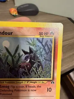 Houndour 24/75 Neo Discovery Regular 1st Edition Rare 2000 WOTC Pokemon TCG - Image 3