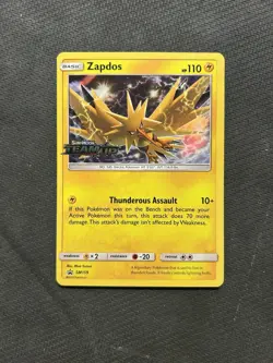 Pokemon TCG Zapdos SM159 Prerelease Promo! NM/LP Condition! See Description! - Image 1