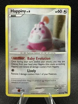 Happiny 14/17 Pokemon POP Series 8 Holo Promo Common Lightly Played LP - Image 1