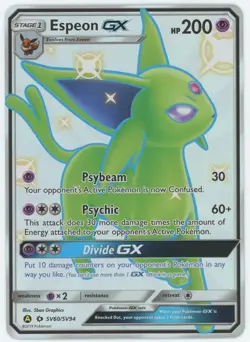Pokemon TCG Hidden Fates: Shiny Vault #SV60/SV94 Espeon GX NM - Image 1