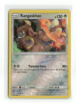 KANGASKHAN 47/68 HIDDEN FATES REVERSE HOLO POKEMON TCG NM - Image 1