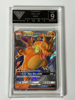 Pokemon Charizard GX SM211 Black Star Promo Grade 9 - Image 1