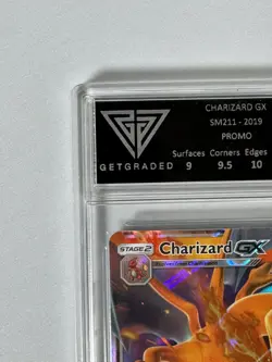 Pokemon Charizard GX SM211 Black Star Promo Grade 9 - Image 2