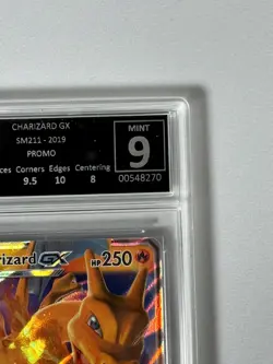 Pokemon Charizard GX SM211 Black Star Promo Grade 9 - Image 3