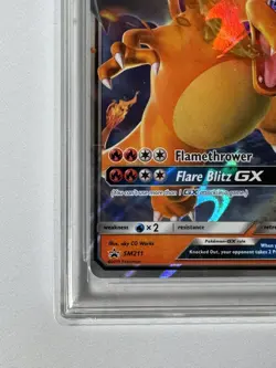 Pokemon Charizard GX SM211 Black Star Promo Grade 9 - Image 5