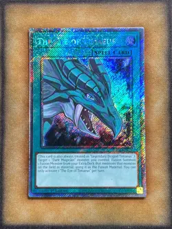 Yugioh The Eye of Timaeus RA04-EN192 Platinum Secret Rare 1st Ed NM - Image 1