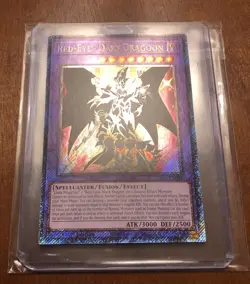 Yugioh - Red-Eyes Dark Dragoon RA02-EN021 - 1st - Platinum Secret Rare - NM - Image 2