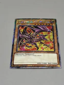 Red-Eyes Black Dragon 8th Art 1st Ed Platinum Secret Rare RA04-EN109 Yu-Gi-Oh - Image 1