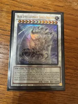 Yugioh - Blue-Eyes Ultimate Spirit Dragon Ultra Rare SDWD-EN043, NM, 1st Ed - Image 1