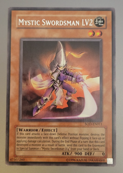 Yu-Gi-Oh Mystic Swordsman LV2 Rare SOD-EN011 Nm - Image 1
