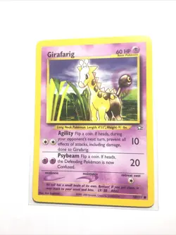 GIRAFARIG - 58/111 - Neo Genesis - Pokemon Card - NM - Image 1