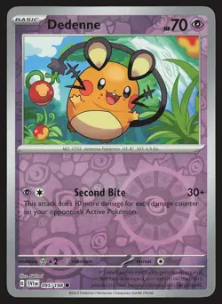 SV01: Scarlet & Violet Base Set Dedenne #095/198 Reverse Holo Pokemon Card - Image 1