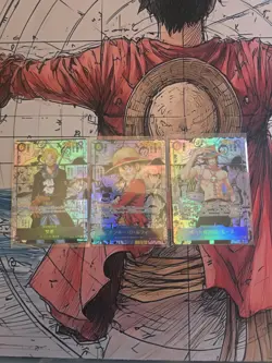 Luffy Ace Sabo OP13 Set SEC Manga Alt Art ONE PIECE Card Japanese PROXY ! - Image 1