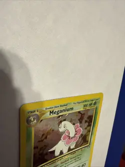 Pokemon TCG Meganium Neo Genesis Holo Rare Card 10/111 NM condition unlimited - Image 5