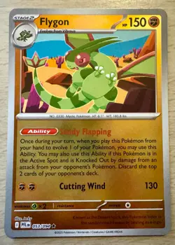 Pokemon TCG Flygon 053/094 Phantasmal Flames Reverse Holo Rare Card - Image 1
