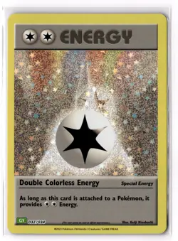 Double Colorless Energy (CLV) 032/034 Trading Card Game Classic Holo NM - Image 1