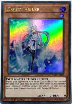 Effect Veiler - RA01-EN003 | 1st Edition Ultra Rare YuGiOh! TCG Card - Image 1