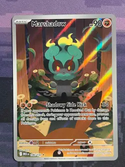 Marshadow 146/132 Pokemon Mega Evolution Illustration Rare Card Near Mint (NM) 2 - Image 1