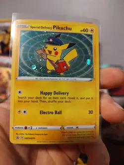 Special Delivery Pikachu SWSH074 SWSH: Sword & Shield Promo Cards LP-MP Read Des - Image 4